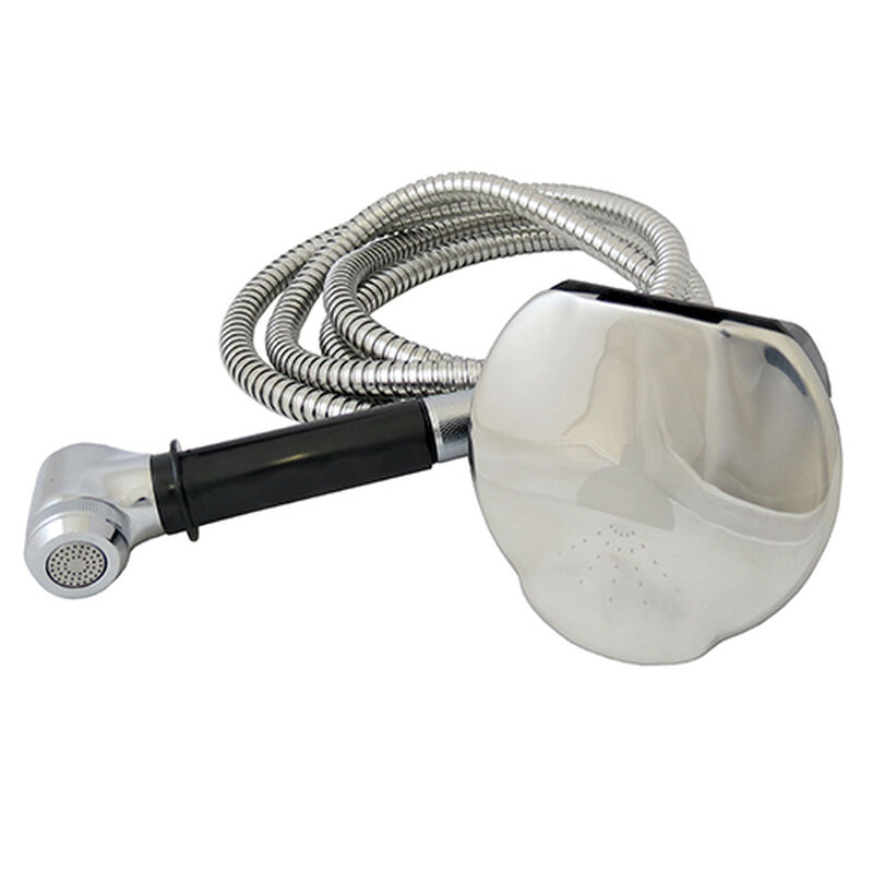 ITC Stainless Steel Transom Shower, Steel image number 1